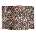 Leopard print binder