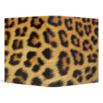 Leopard Print Binder