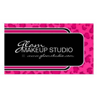 Leopard Print Business Card profilecard