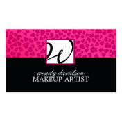 Leopard Print Business Cards