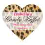 leopard print Candy Buffet Sticker