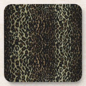 Leopard Print Cork Coaster corkcoaster