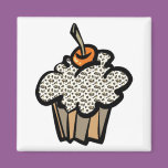 leopard print cupcake