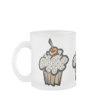 leopard print cupcake mugs