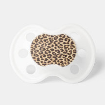 Leopard Print Custom Baby Orthodontic Pacifier