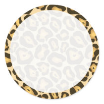 Leopard Print Customisable Sticker
