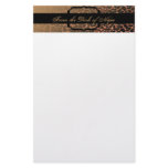 Leopard Print Elegance Stationery
