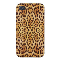 leopard, fashion, cute, girly, elegant, classic, iphone, cool, wild, animal, vintage, pattern, covers, unique, popular, case savvy iphone 4, [[missing key: type_photousa_iphonecas]] with custom graphic design