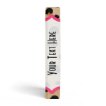 Leopard Print Fancy Binder