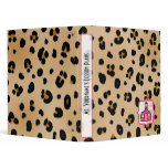 Leopard Print Fancy Teacher Binder