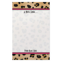 Leopard Print Fashion Stationery