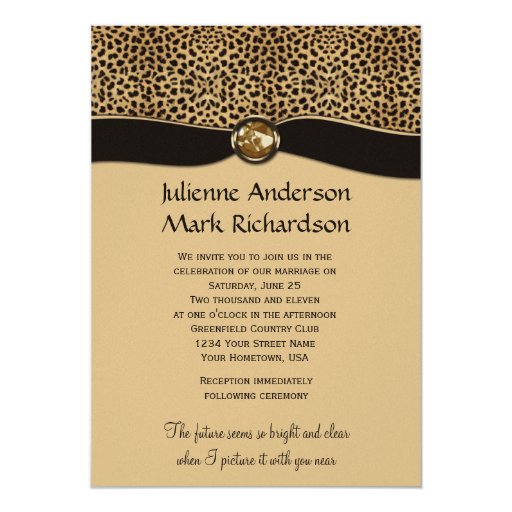 animal print wedding invitations leopard print faux ribbon wedding invitation zazzle animal print wedding invitations leopard print faux ribbon wedding invitation zazzle