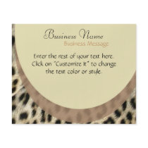 Leopard Print Flyer