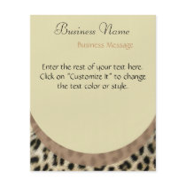 Leopard Print Flyer