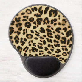 Leopard Print Gel Mousepad