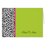 Leopard Print Greeting Card