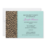 Leopard Print Personalized Invite