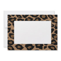 Leopard Print Invitation by MishkaInvitations Leopard Print Invitation