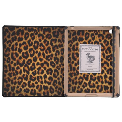 Leopard Print iPad Folio Case Zazzle