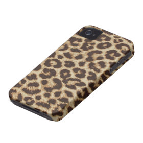 Leopard Print iPhone 4/4S Case Mate Case iPhone 4 Cover