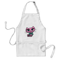 Leopard Print Kitty aprons