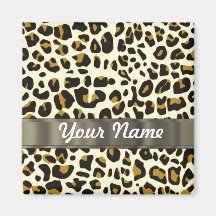 leopard print magnets