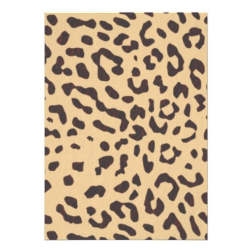 leopard print martini bachelorette custom announcements
