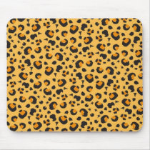 Leopard print mousepads