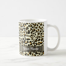 leopard print mug