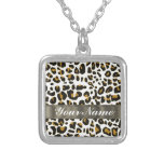leopard print necklaces