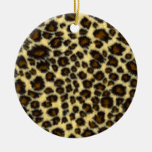 Leopard Print Ornament