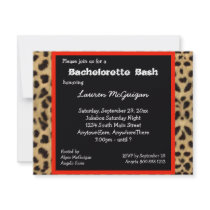 Leopard Print Party Invitation