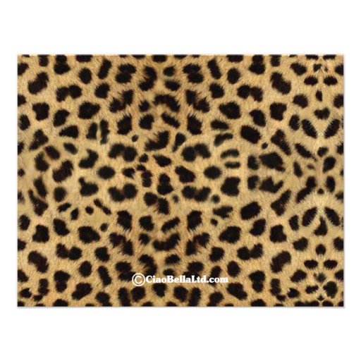 Leopard Print Party Invitation