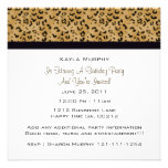 Leopard Print Party Invitations