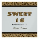 Leopard Print Party Invitations