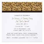 Leopard Print Party Invitations