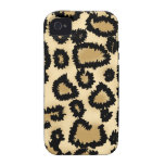 Leopard Print Pattern, Brown and Black. Vibe iPhone 4 Case