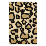 Leopard Print Pattern, Brown and Black. Stationery Design