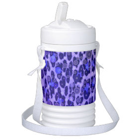 Leopard Print Pattern Igloo Beverage Cooler