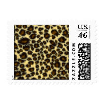 Leopard Print Postage Stamps