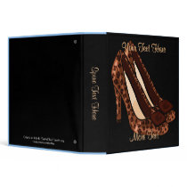 Leopard Print Pumps Binder
