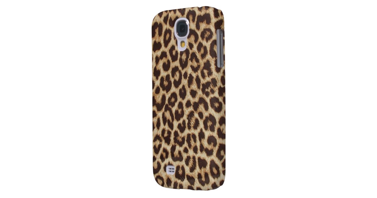 Leopard Print Samsung Galaxy S4 Case | Zazzle