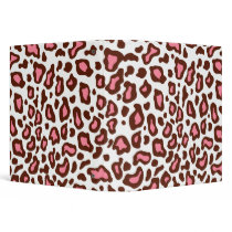 Leopard Print Scrapbook Binder