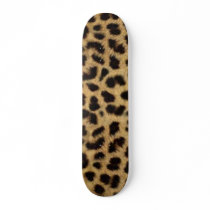 Leopard Print Skate Deck