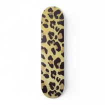 Leopard Print Skateboard