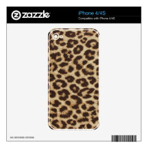 Leopard Print Skin iPhone 4 Skin