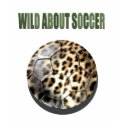 Leopard print soccer ball football fan vest t-shirts