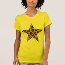 leopard print star tshirt t-shirts