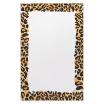 Leopard Print Stationery Design