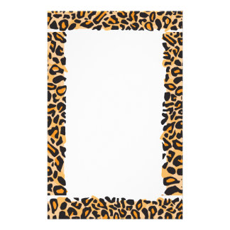 Animal Print Stationery - Custom Animal Print Stationary | Zazzle